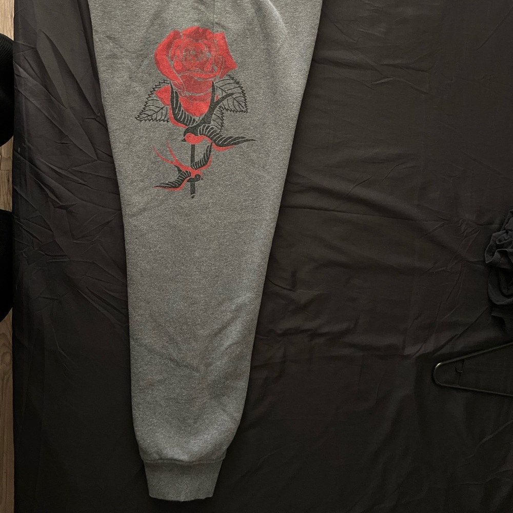 Empyre dove/ swallow print sweat joggers